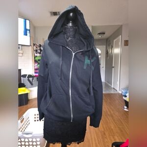 Goodfellow & Co Black Zip-Up Hoodie Sweatshirt